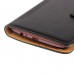 LG G Flex 2 - Genuine Leather Flip Stand Protective Phone Cover Case Wallet - Black